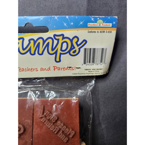 Reach For The Stars Stamps For‎ Teachers And Parents! 4 Stamps/1 Inkpad~NEW - Picture 5 of 6